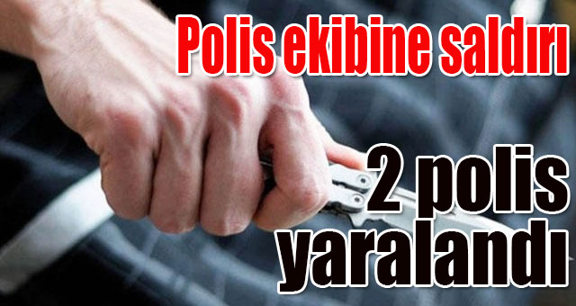 Polis ekibine saldırı