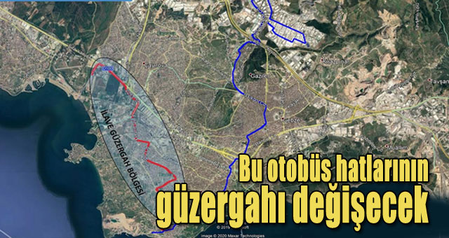 Bu otobüs hatlarının güzergahı değişecek