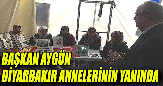 Başkan Aygün Diyarbakır Annelerinin Yanında