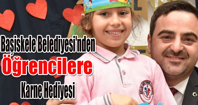 Başiskele Belediyesi'nden Öğrencilere Karne Hediyesi
