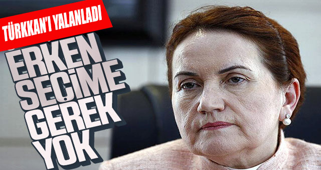 Akşener, Türkkan'ı yalanladı