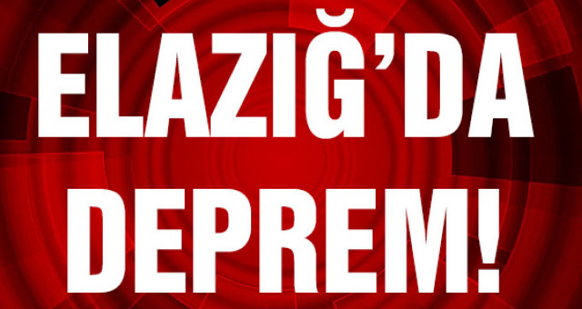 Elazığ'da şiddetli deprem