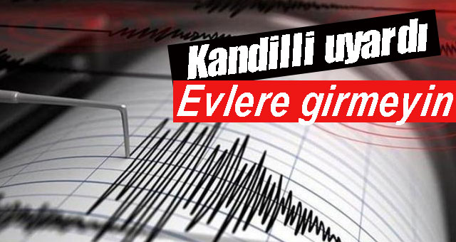 Kandilli uyardı
