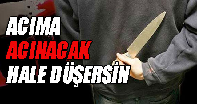 Polis aracını durdurdu, Polisi bıçakladı