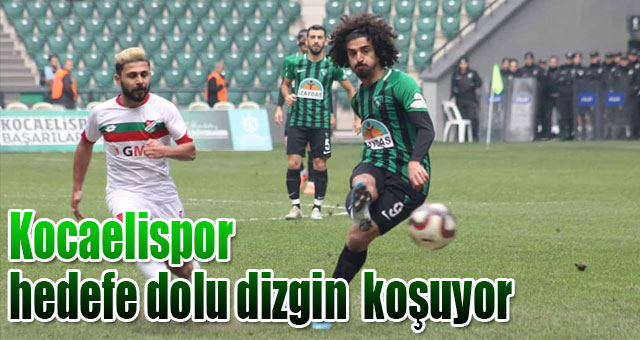 Kocaelispor hedefe dolu dizgin  koşuyor