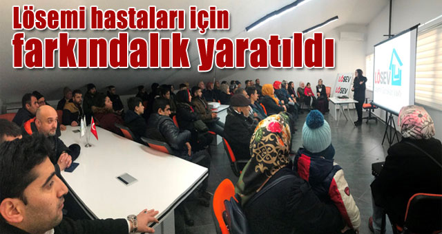 Lösemi hastaları için farkındalık yaratıldı