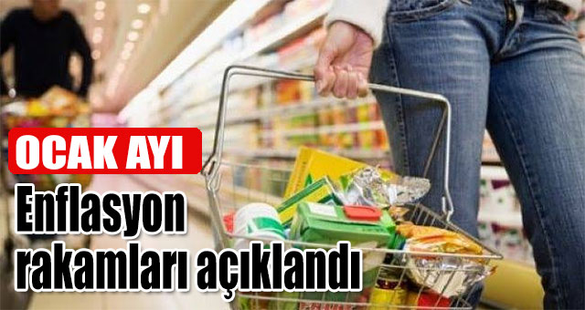 Ocak ayı enflasyon rakamları açıklandı