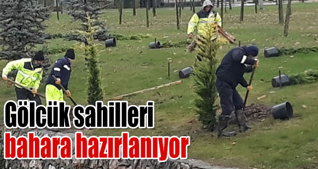 Gölcük sahilleri bahara hazırlanıyor