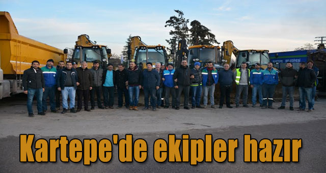 Kartepe'de ekipler hazır