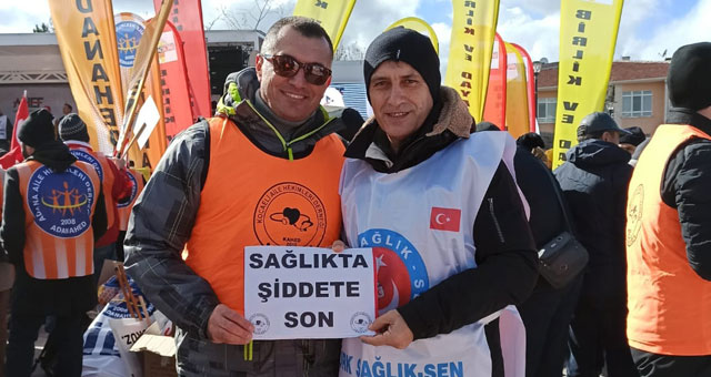 SAĞLIKTA ŞİDDETE HAYIR