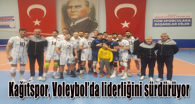 Kağıtspor, Voleybol’da liderliğini sürdürüyor