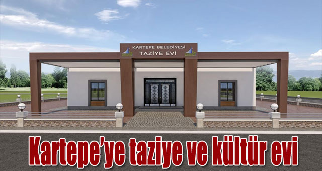 Kartepeye taziye ve kültür evi