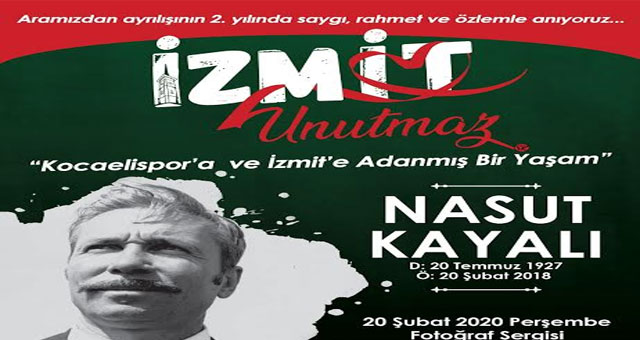  Kocaelispor  Efsanesi Nasut Kayalı anılacak