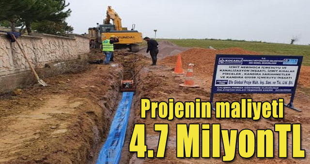 Projenin maliyeti  4.7 MilyonTL