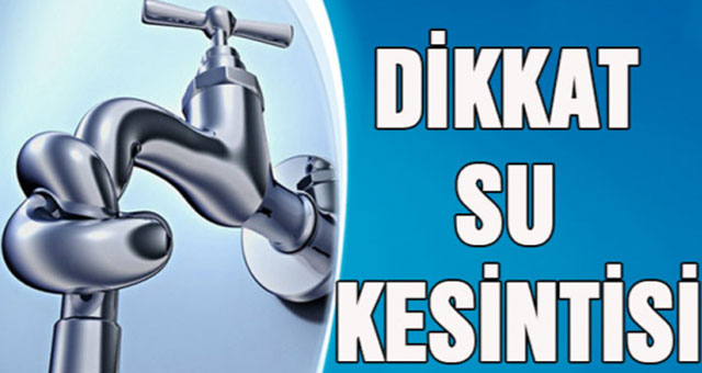 İZMİT’TE SU KESİNTİSİ