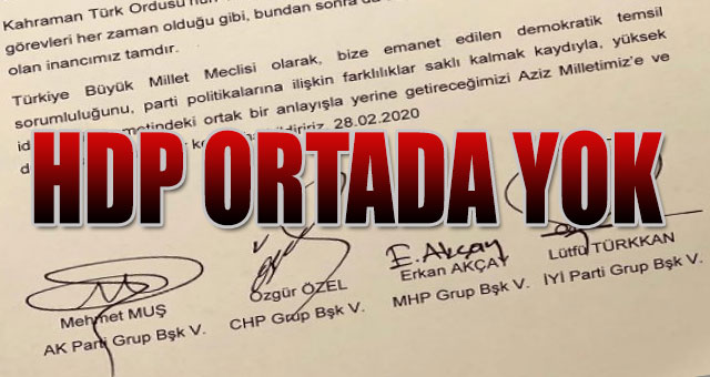 TBMM'den ortak bildiriyle İdlib saldırısı kınandı