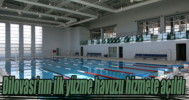 Dilovası’nın ilk yüzme havuzu hizmete açıldı
