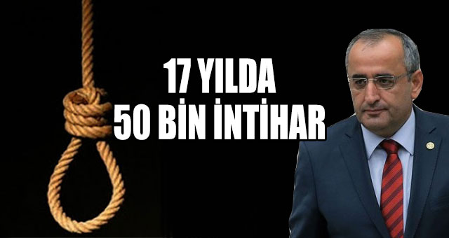 17 YILDA 50 BİN İNTİHAR VAKASI