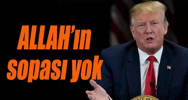 Trump, test yaptırmam demişti