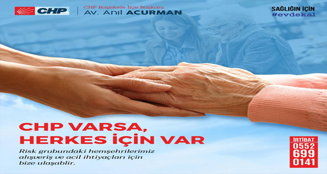 CHP Başiskele'den Risk grubuna acil ihtiyaç desteği 