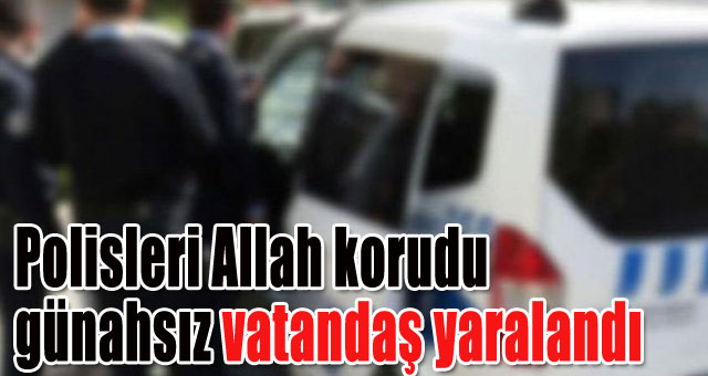 Polisin dur ihtarına silahla karşılık verdi