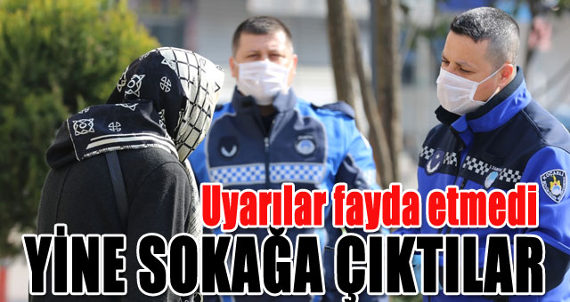 Zabıta sokak sokak gezdi, 65 yaş üstü vatandaşları evlerine yönlendirdi