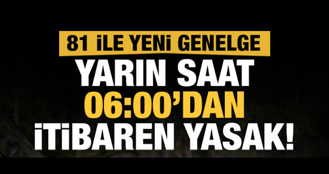 Uçak-otobüs seferleriyle ilgili yeni genelge