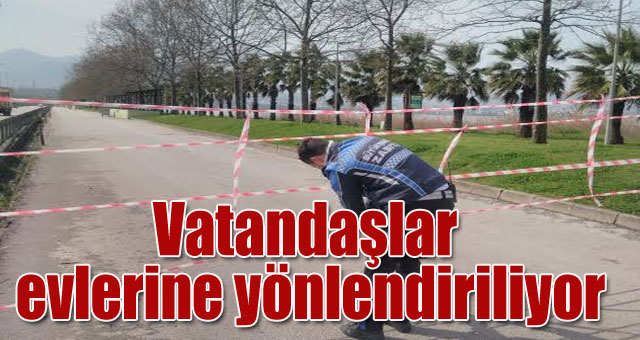  Sahil ve parklarda koronavirüs denetimleri