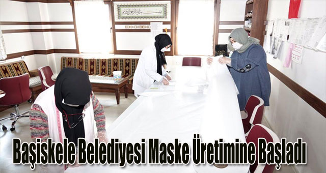 Başiskele Belediyesi Maske Üretimine Başladı