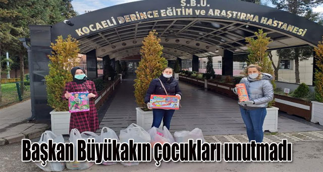 Başkan Büyükakın çocukları unutmadı