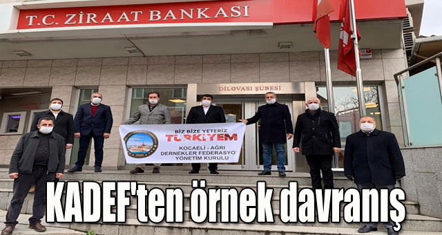 KADEF'TEN örnek davranış