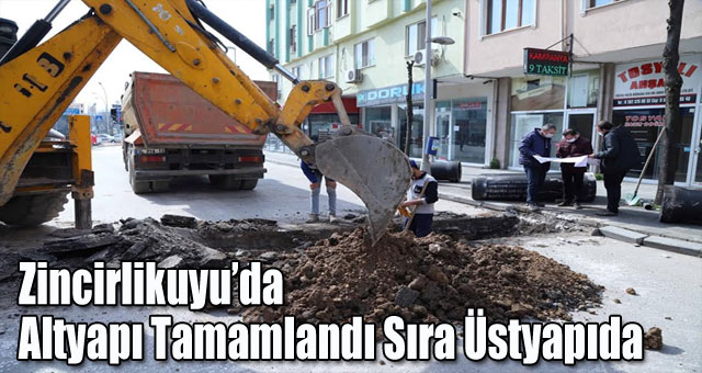 Zincirlikuyu’da Altyapı Tamamlandı Sıra Üstyapıda