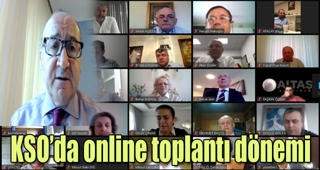 KSO,da  Online toplantı dönemi