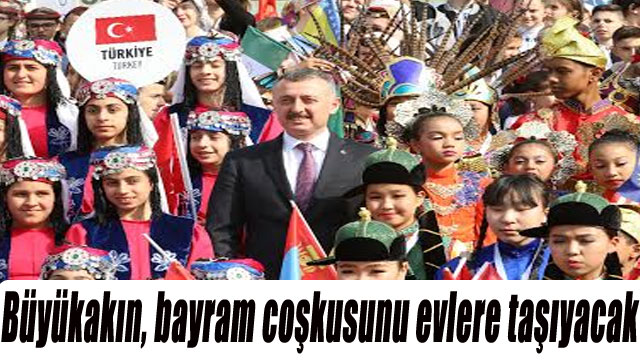 Başkan Büyükakın, bayram coşkusunu evlere taşıyacak