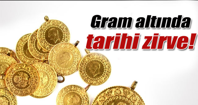 Gram altın tarihi zirvede 