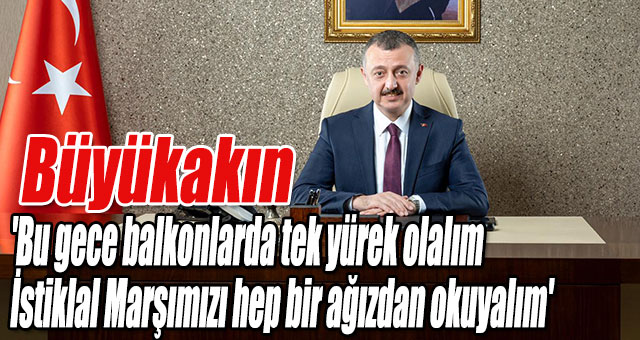 Başkan Büyükakın'dan 23 Nisan Mesajı