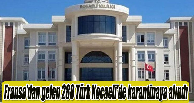 Fransa'dan getirilen Türk vatandaşları karantinaya alındı