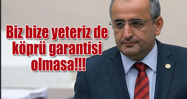 Biz bize yeteriz de köprü garantisi olmasa!!!