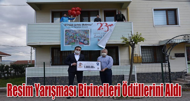 Resim Yarışması Birincileri Ödüllerini Aldı