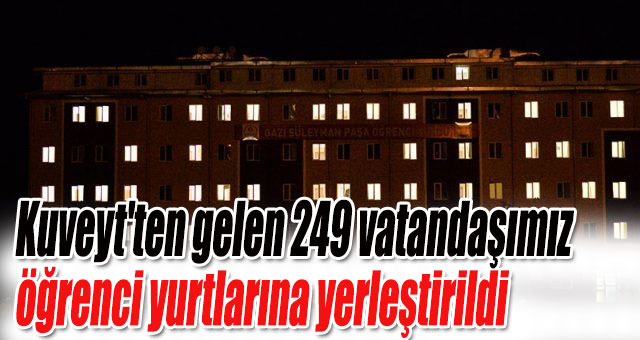 249 Türk vatandaşı daha karantinada