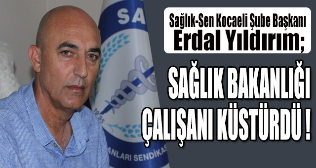 SAĞLIK BAKANLIĞI ÇALIŞANI KÜSTÜRDÜ !