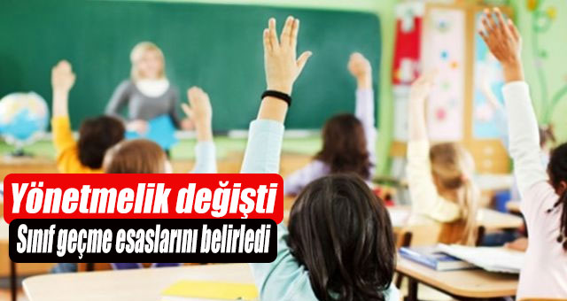 Sınıf geçme esaslarını belirledi