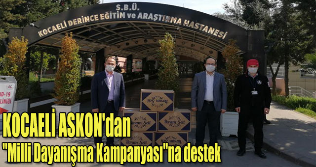 KOCAELİ ASKON'dan kampanya ya destek