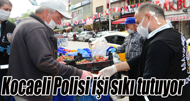 Kocaeli Polisi Koronavirüs denetiminde