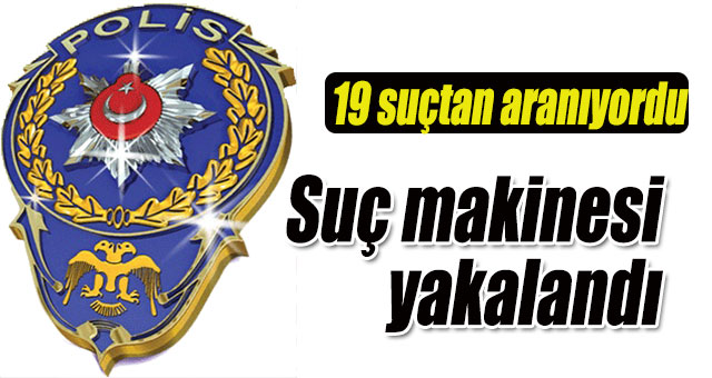 Azılı suç makinesi yakalandı