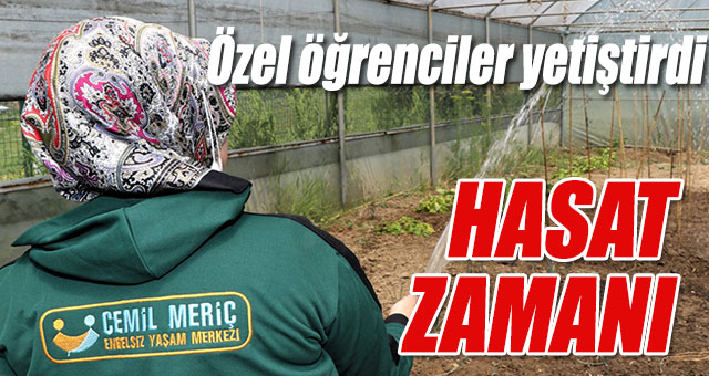 Özel öğrencilerin yetiştirdiği ürünler ihtiyaç sahibi ailelere dağıtılacak