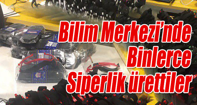 Bilim Merkezi ve gönüllü vatandaşlardan 5 bin siperlik
