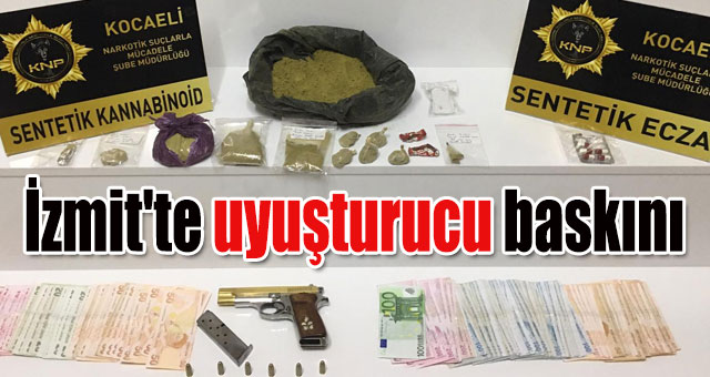 İzmit'te uyuşturucu baskını