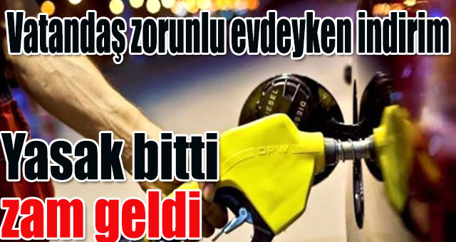 Akaryakıta çifte zam