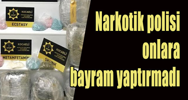 Narkotik polisi onlara bayram yaptırmadı